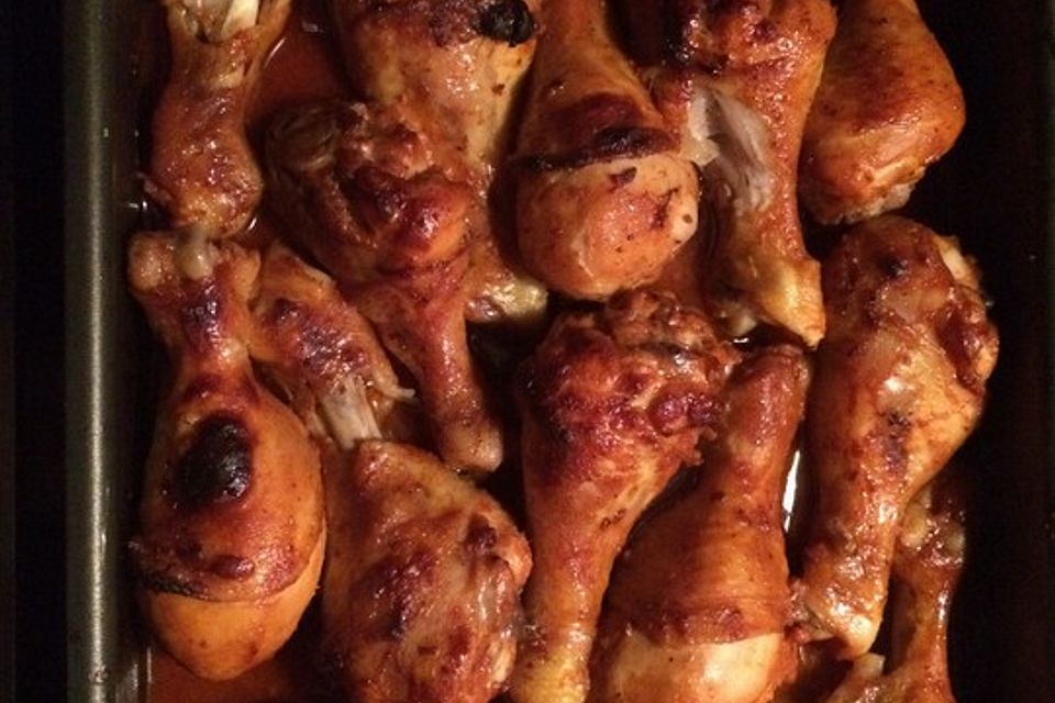 Honey-Mustard BBQ Drumsticks