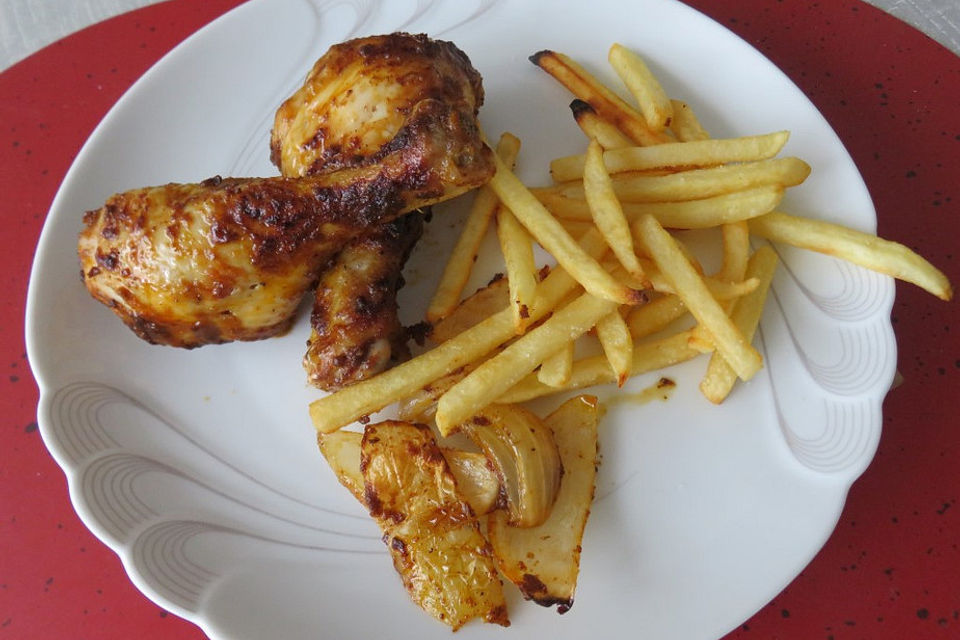 Honey-Mustard BBQ Drumsticks