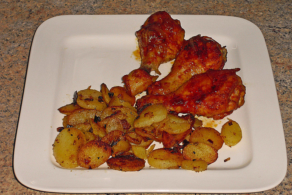 Honey-Mustard BBQ Drumsticks