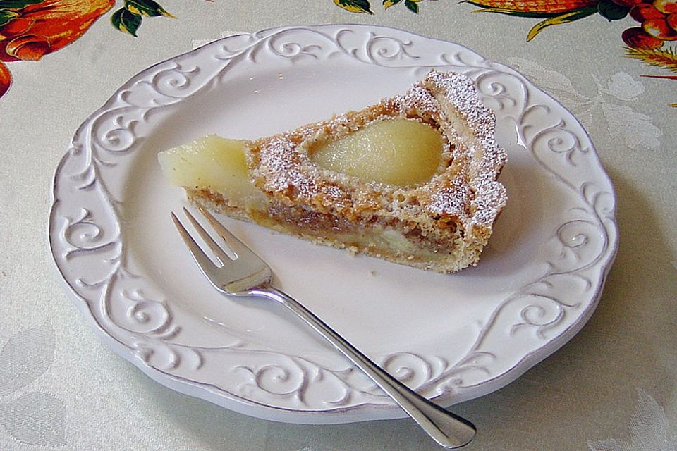 Birnen-Mandel Tarte