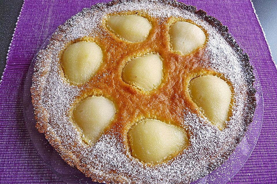 Birnen-Mandel Tarte