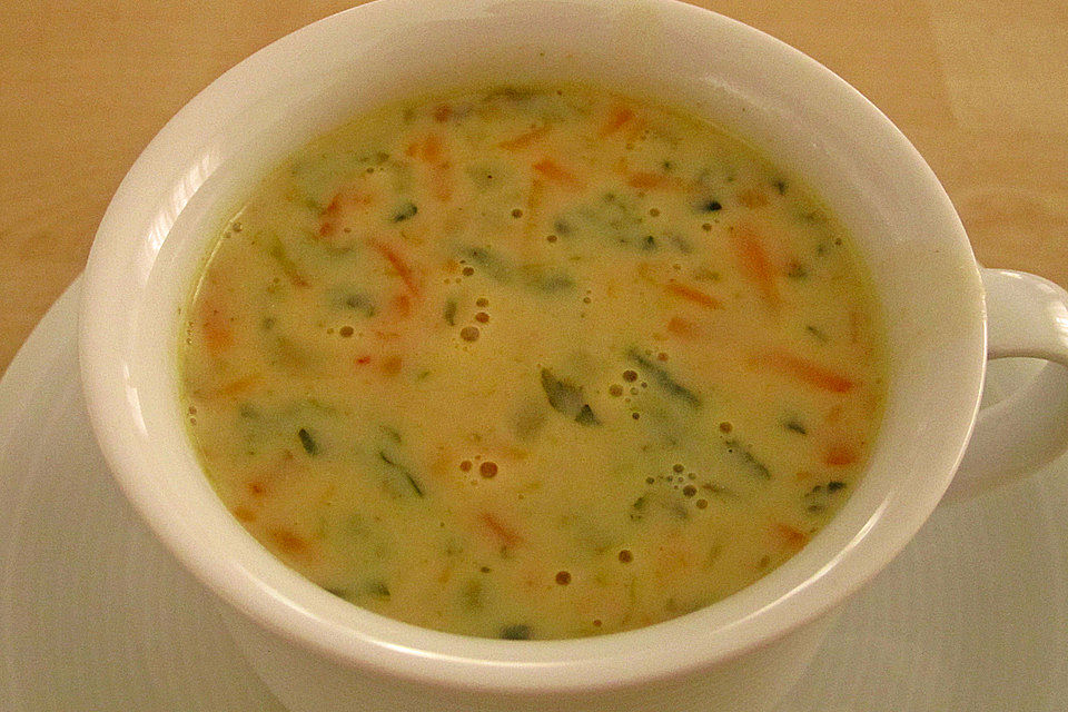 Bohnensuppe mit Spinat