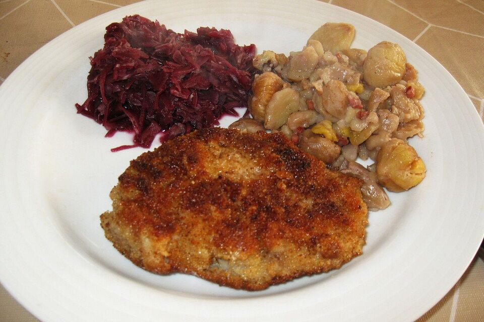 Blaukraut mit Maroni