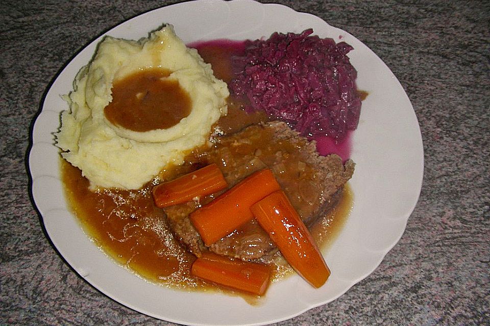 Blaukraut mit Maroni