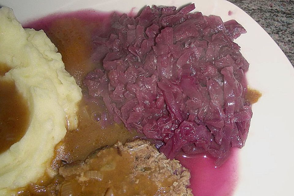 Blaukraut mit Maroni