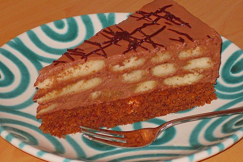 Schokolade-Biskotten Torte