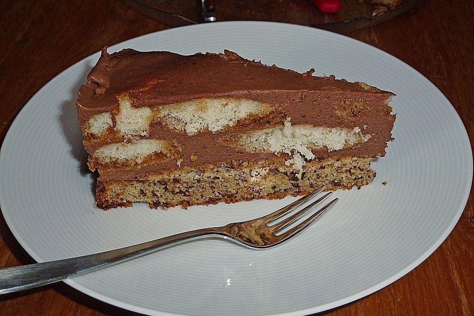 Schokolade-Biskotten Torte