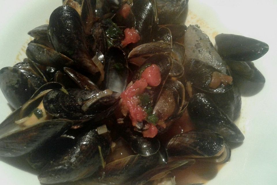 Mejillones a la marinera