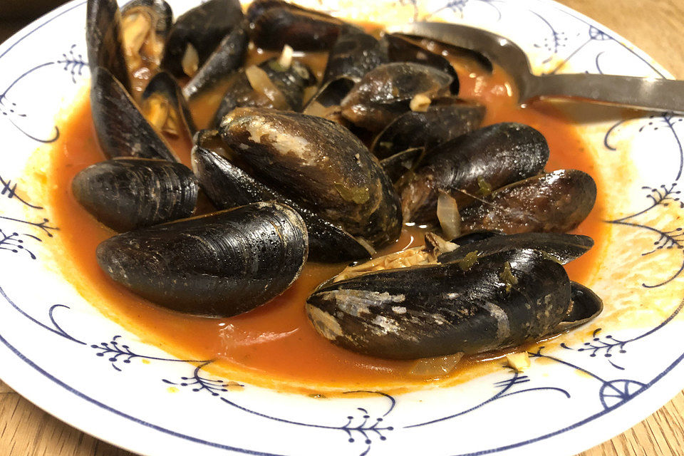 Mejillones a la marinera