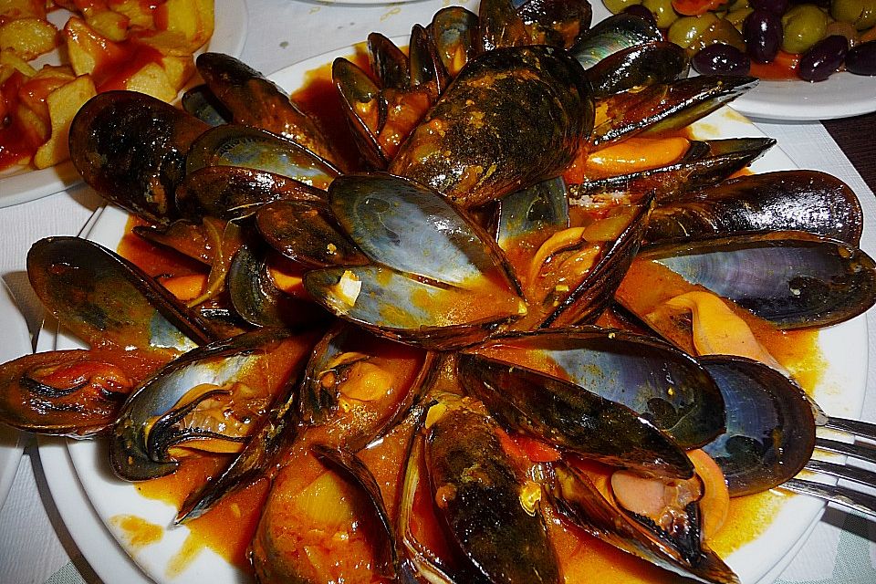 Mejillones a la marinera