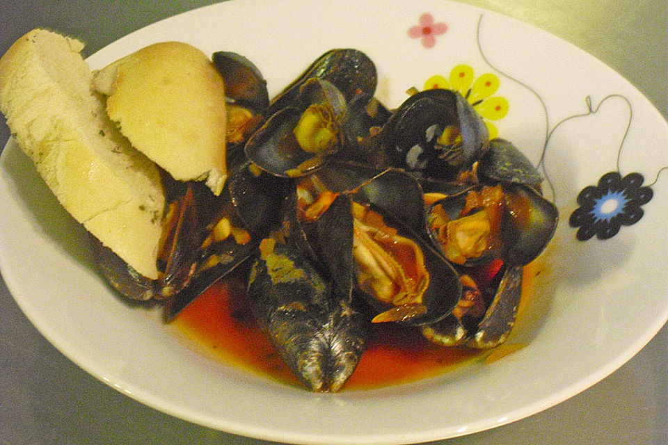 Mejillones a la marinera