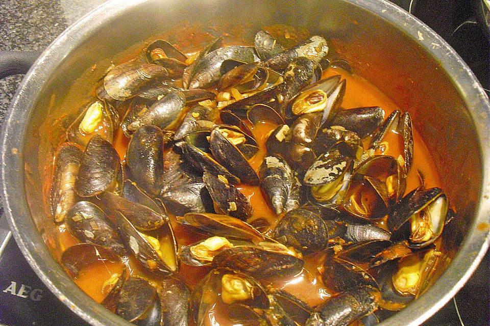 Mejillones a la marinera