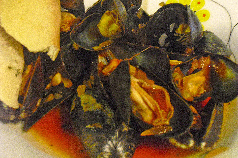 Mejillones a la marinera