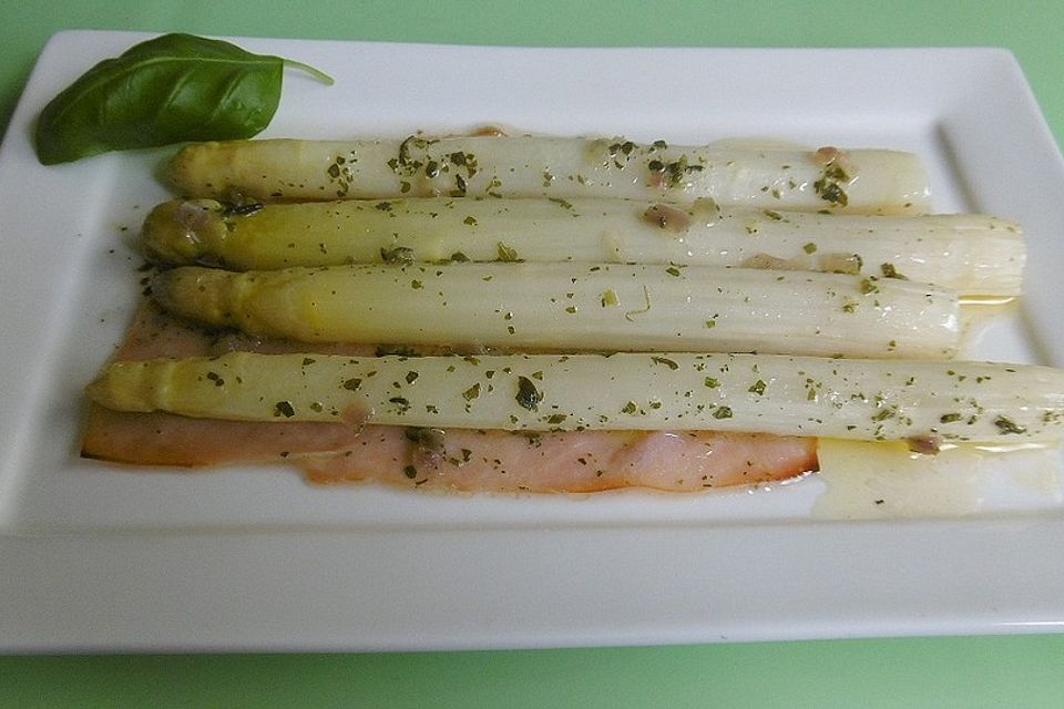 Spargel im Backofen