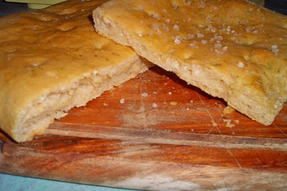 Focaccia mit Rosmarin