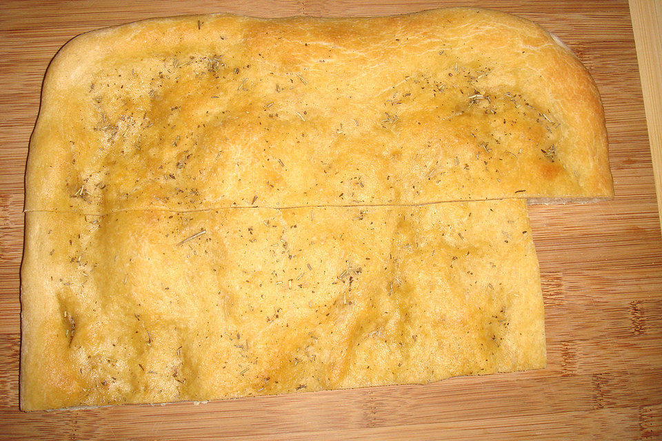 Focaccia mit Rosmarin