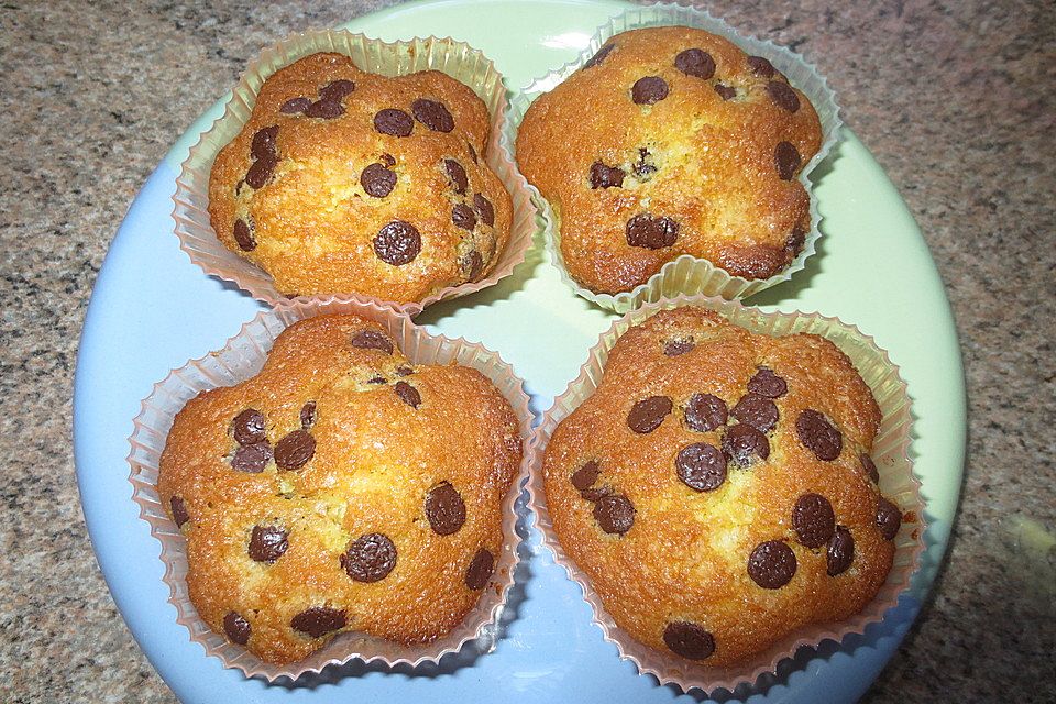 Muffins mit Nutellafüllung