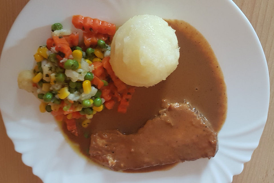 Sauerbraten von der Pute