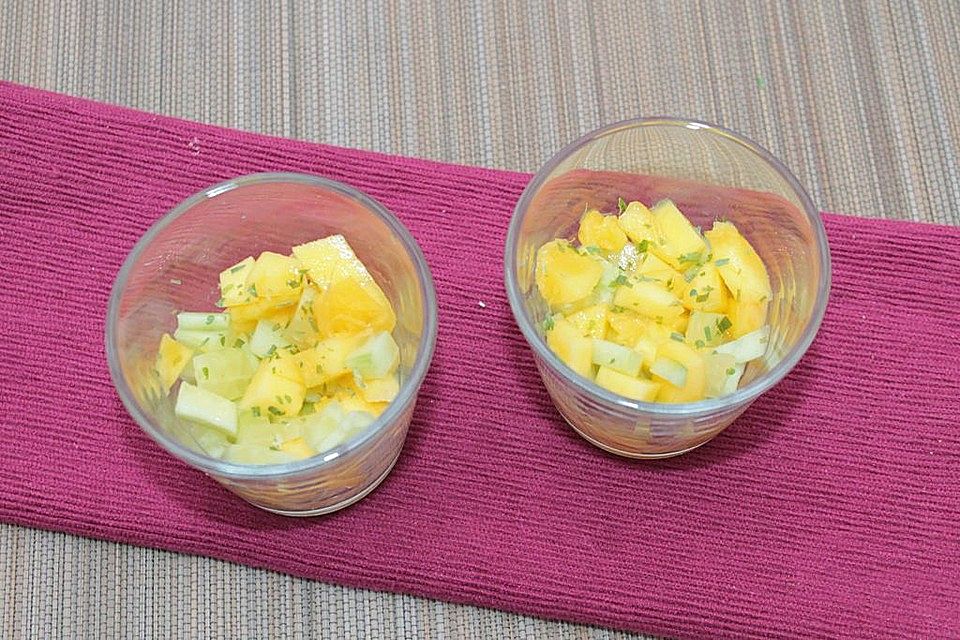 Gurken-Mango-Salat