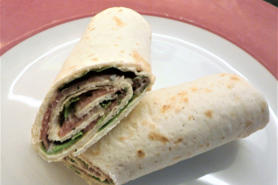 Rucola-Schinken-Wraps