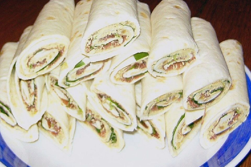 Rucola-Schinken-Wraps