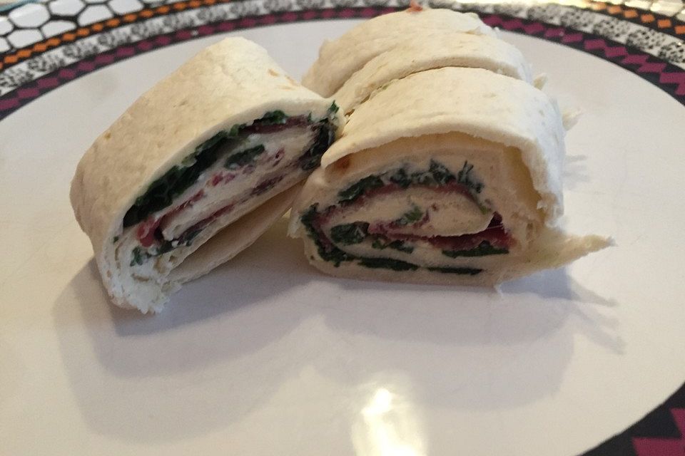 Rucola-Schinken-Wraps