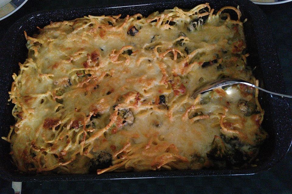 Spätzleauflauf mit Brokkoli