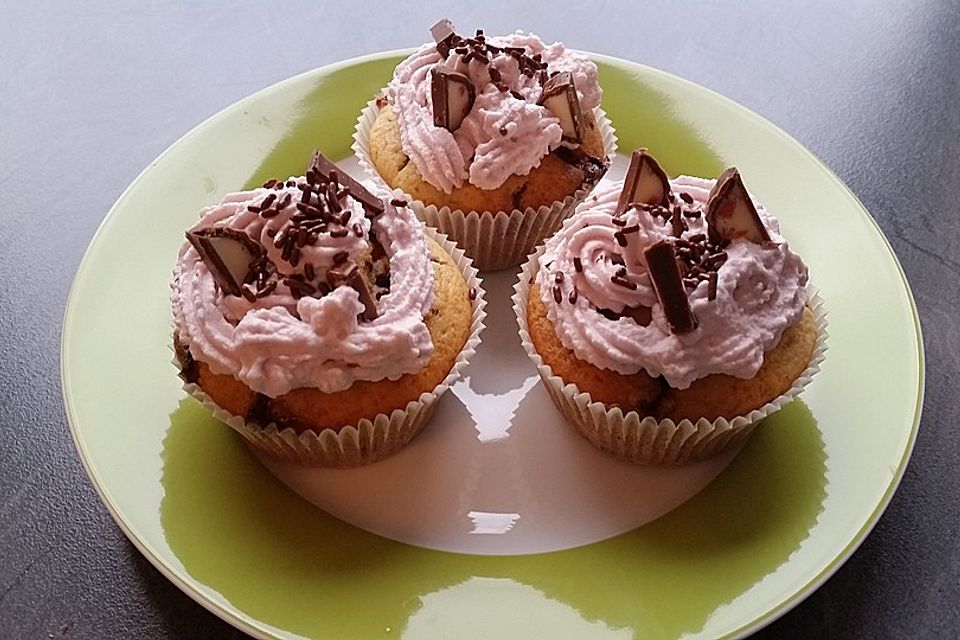 Cupcakes mit Yogurette