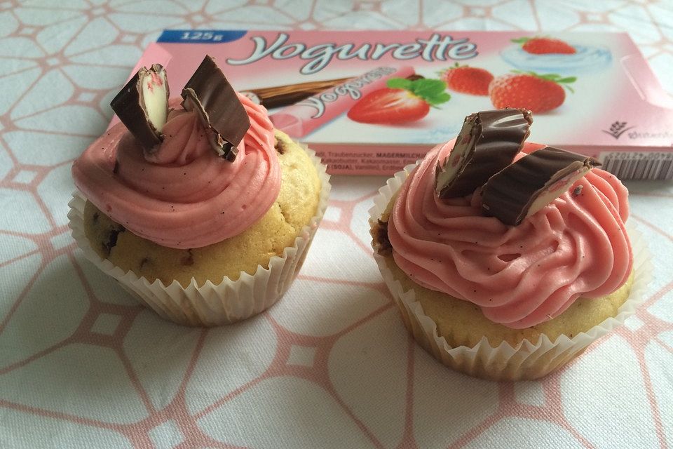 Cupcakes mit Yogurette