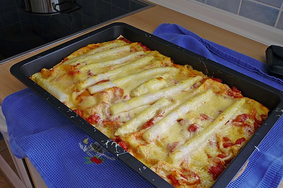 Spargel-Lasagne