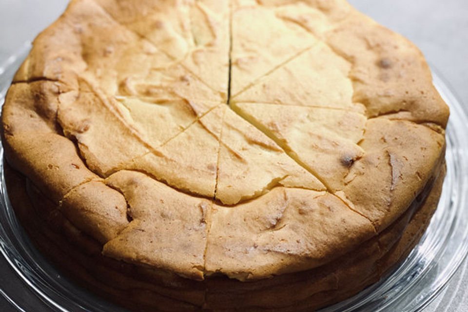 Käsekuchen ohne Boden