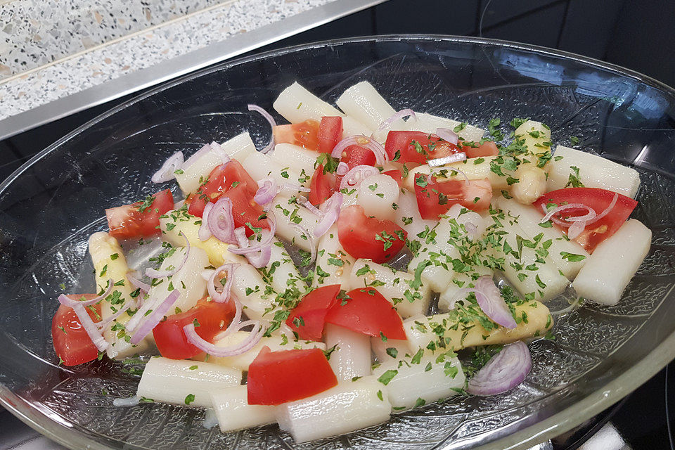 Spargelsalat aus dem Allgäu