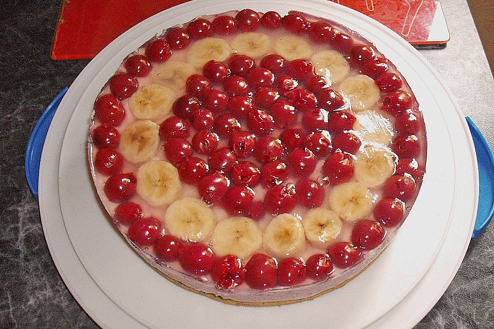 Vegane Kirsch-Bananen-Torte