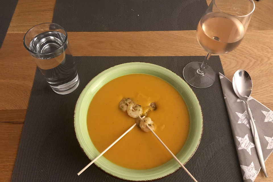 Kürbissuppe mit Kokos