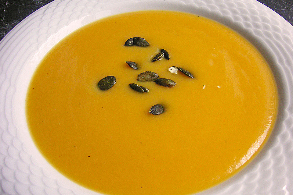 Kürbissuppe mit Kokos