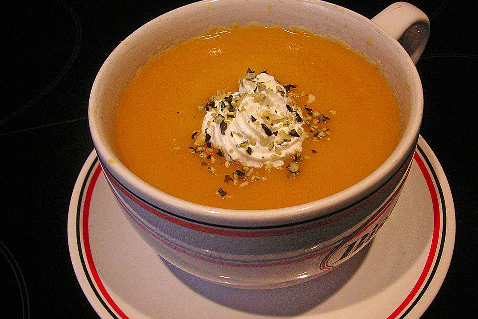 Kürbissuppe mit Kokos