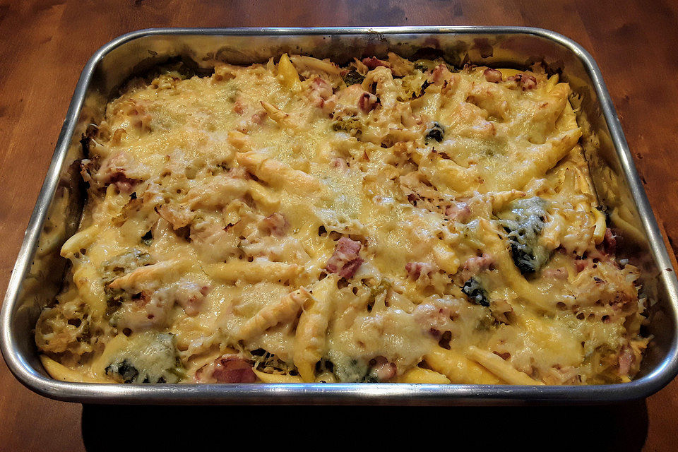 Schupfnudel-Wirsing-Gratin