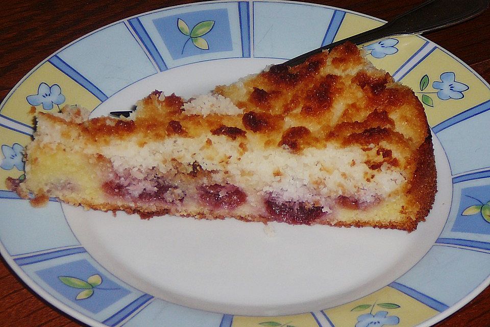 Kirsch-Creme fraîche Kuchen