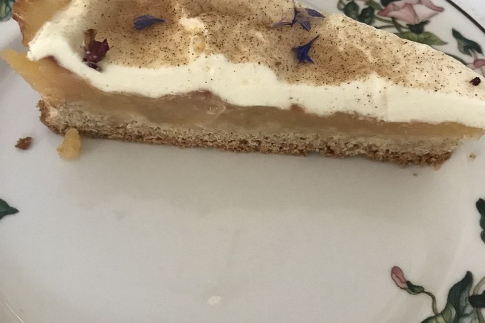 Apfelkuchen mit Schmandsahne