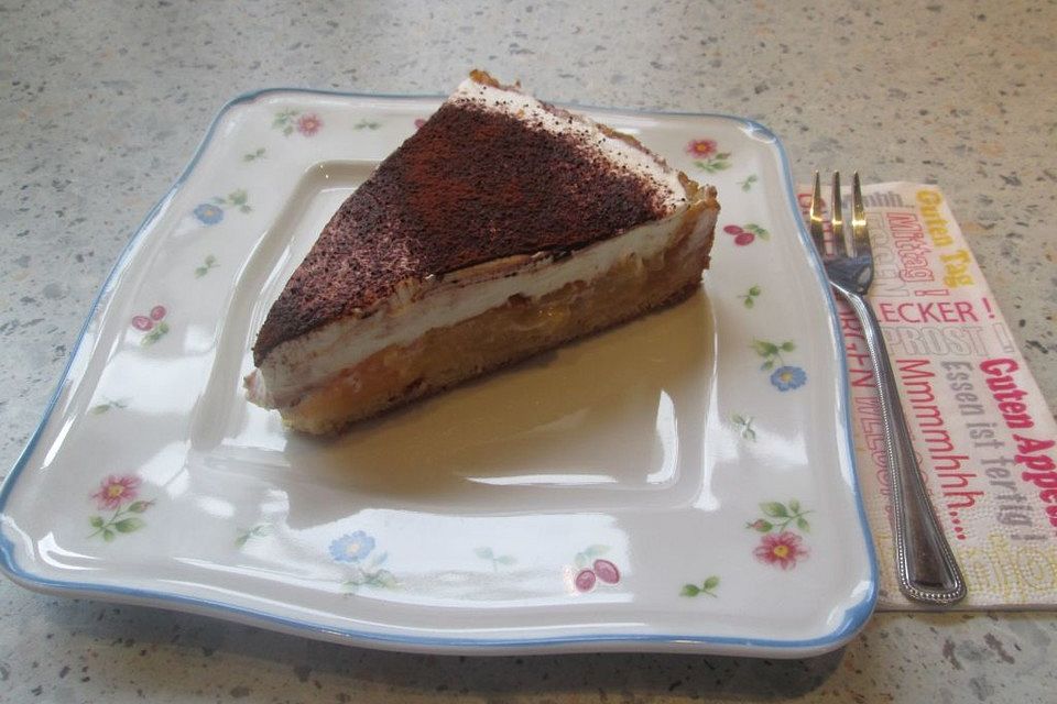 Apfelkuchen mit Schmandsahne