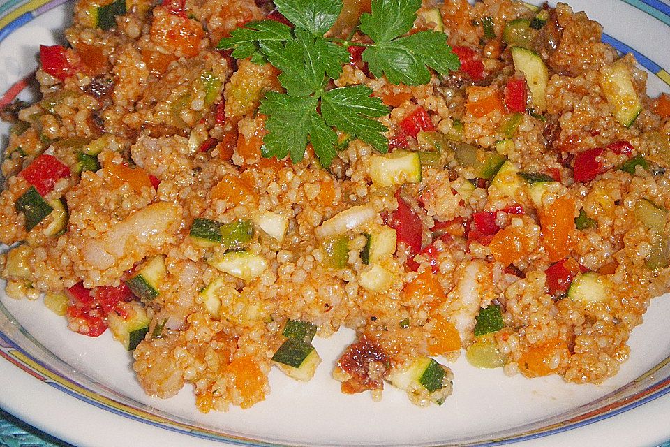 Bunter Couscous-Salat