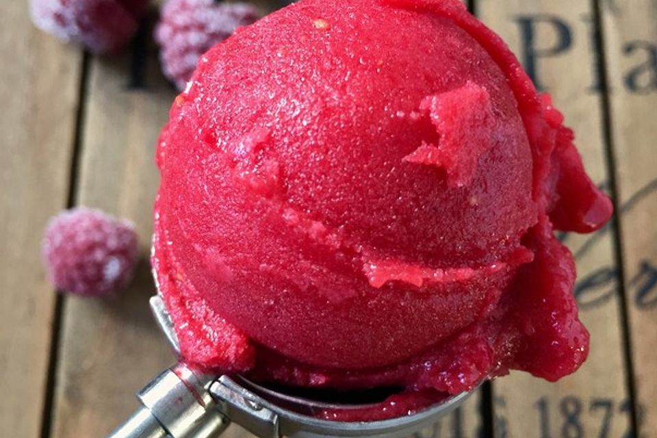 Himbeersorbet à la Gabi