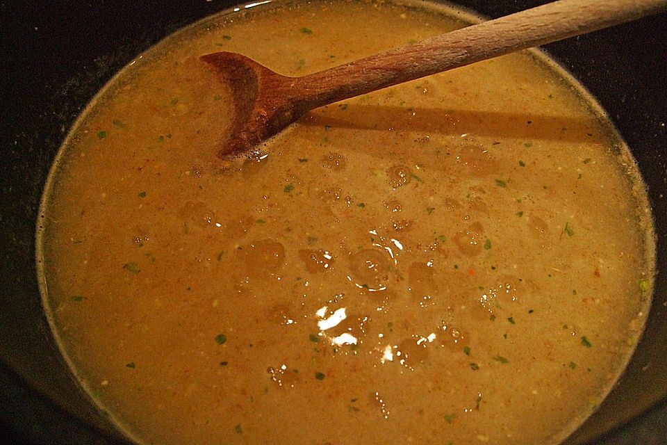 Getreide-Gemüsesuppe