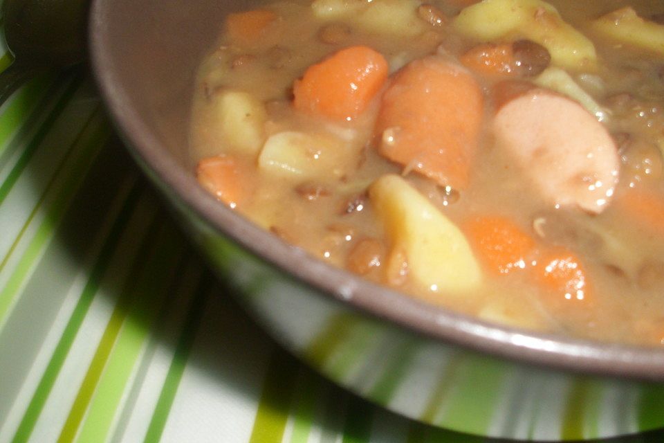 Linsensuppe