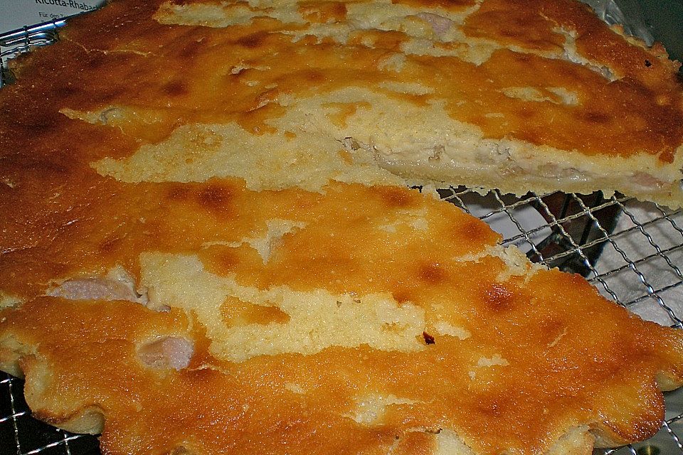 Ricotta-Rhabarbertarte