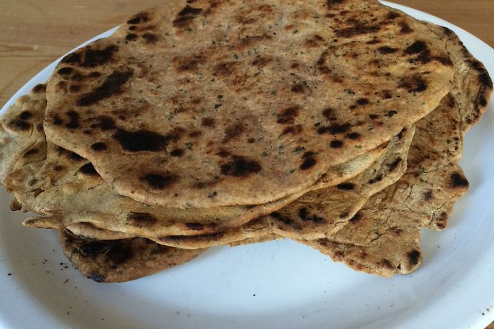 Indisches Naan-Brot