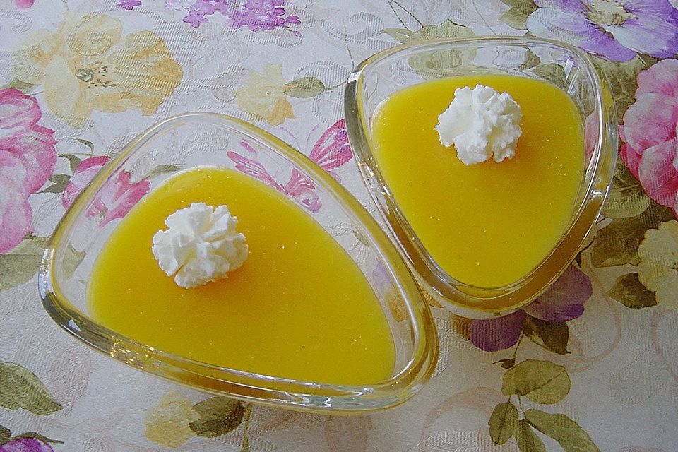 Orangenpudding