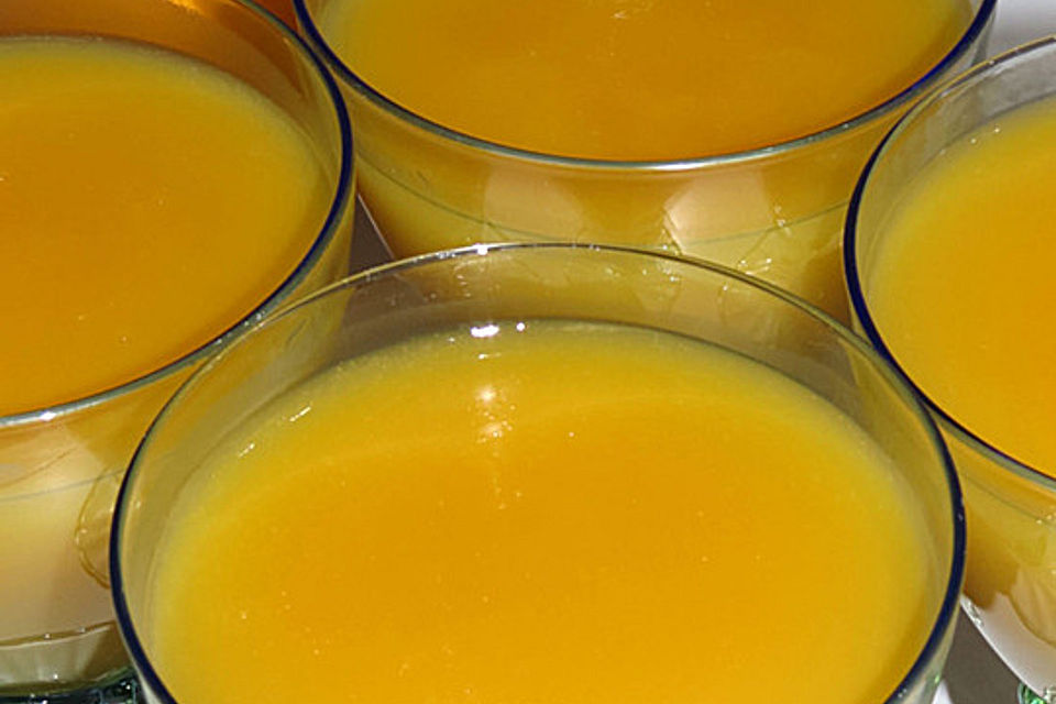 Orangenpudding