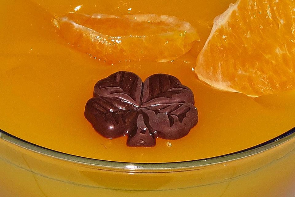 Orangenpudding