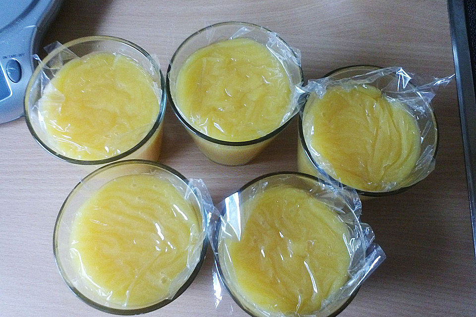 Orangenpudding